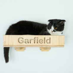 Wall Mounted Cat Shelves, Cat Bed Shelf with Cat Toys